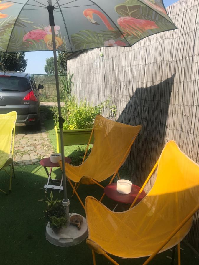 Gardencaravan Near Ghent In Green Area Luaran gambar
