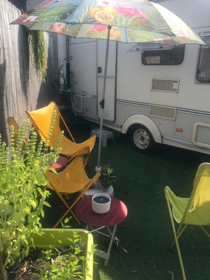 Gardencaravan Near Ghent In Green Area Luaran gambar