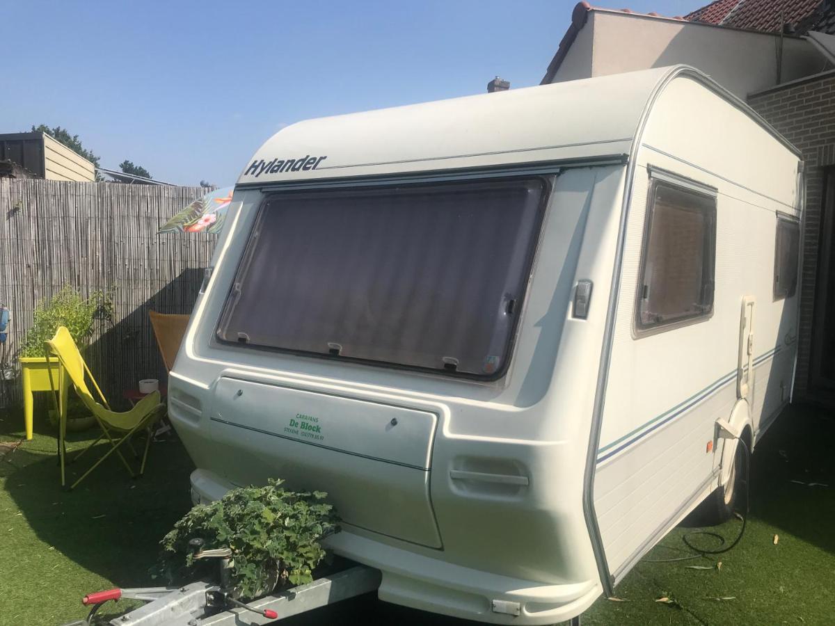 Gardencaravan Near Ghent In Green Area Luaran gambar