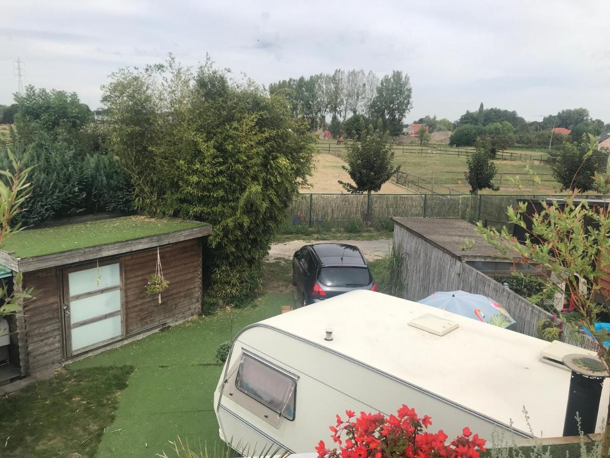 Gardencaravan Near Ghent In Green Area Luaran gambar