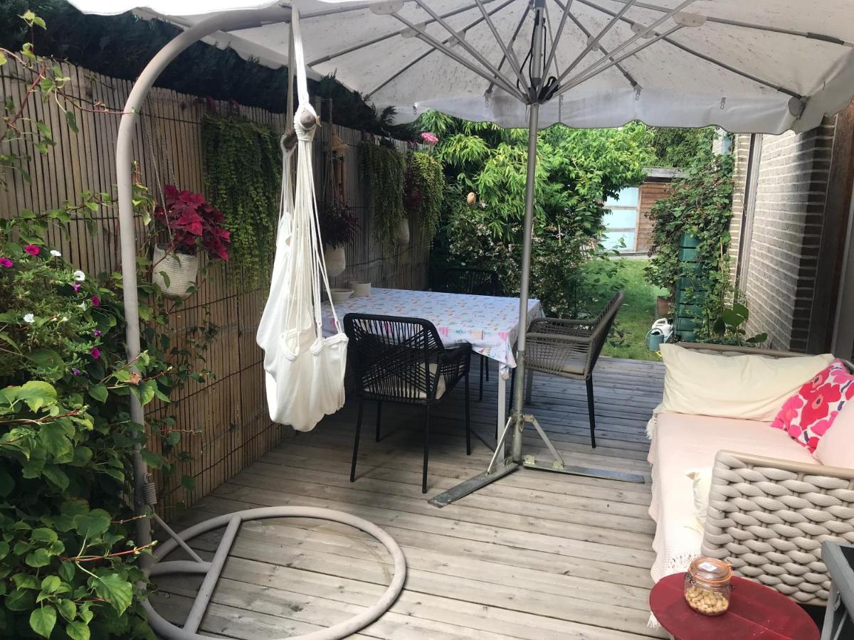 Gardencaravan Near Ghent In Green Area Luaran gambar