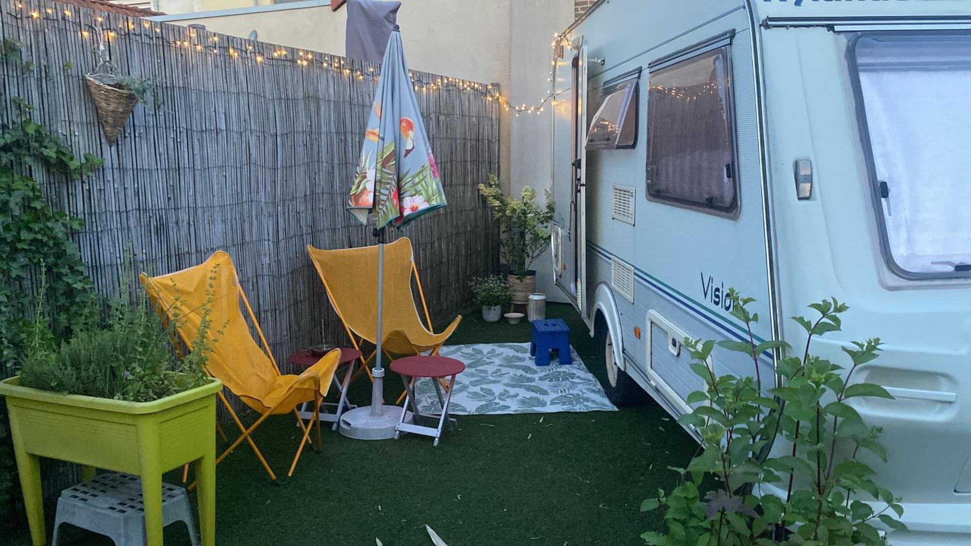 Gardencaravan Near Ghent In Green Area Luaran gambar